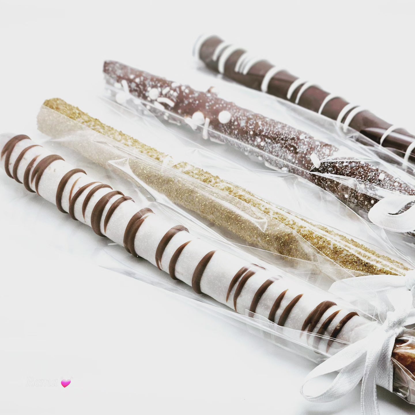 Chocolate covered pretzel rods