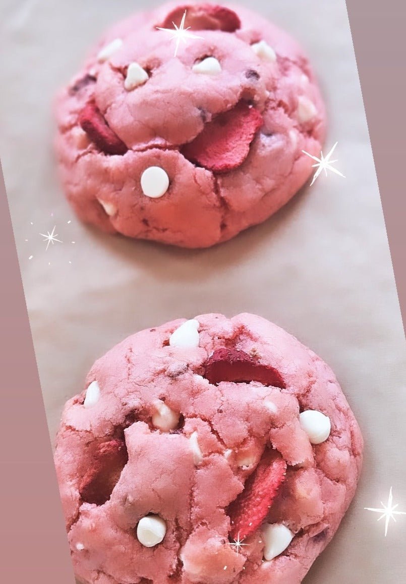 Cookies - CakeIt Fresh - Cookies - 6pk - Strawberry White Chocolate -