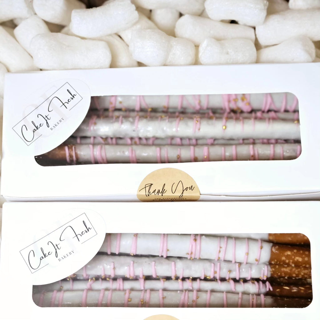 Chocolate covered pretzel rods