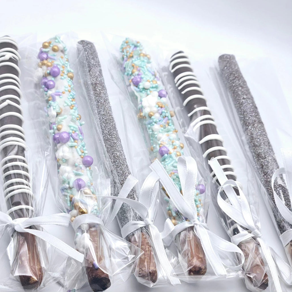 Chocolate covered pretzel rods