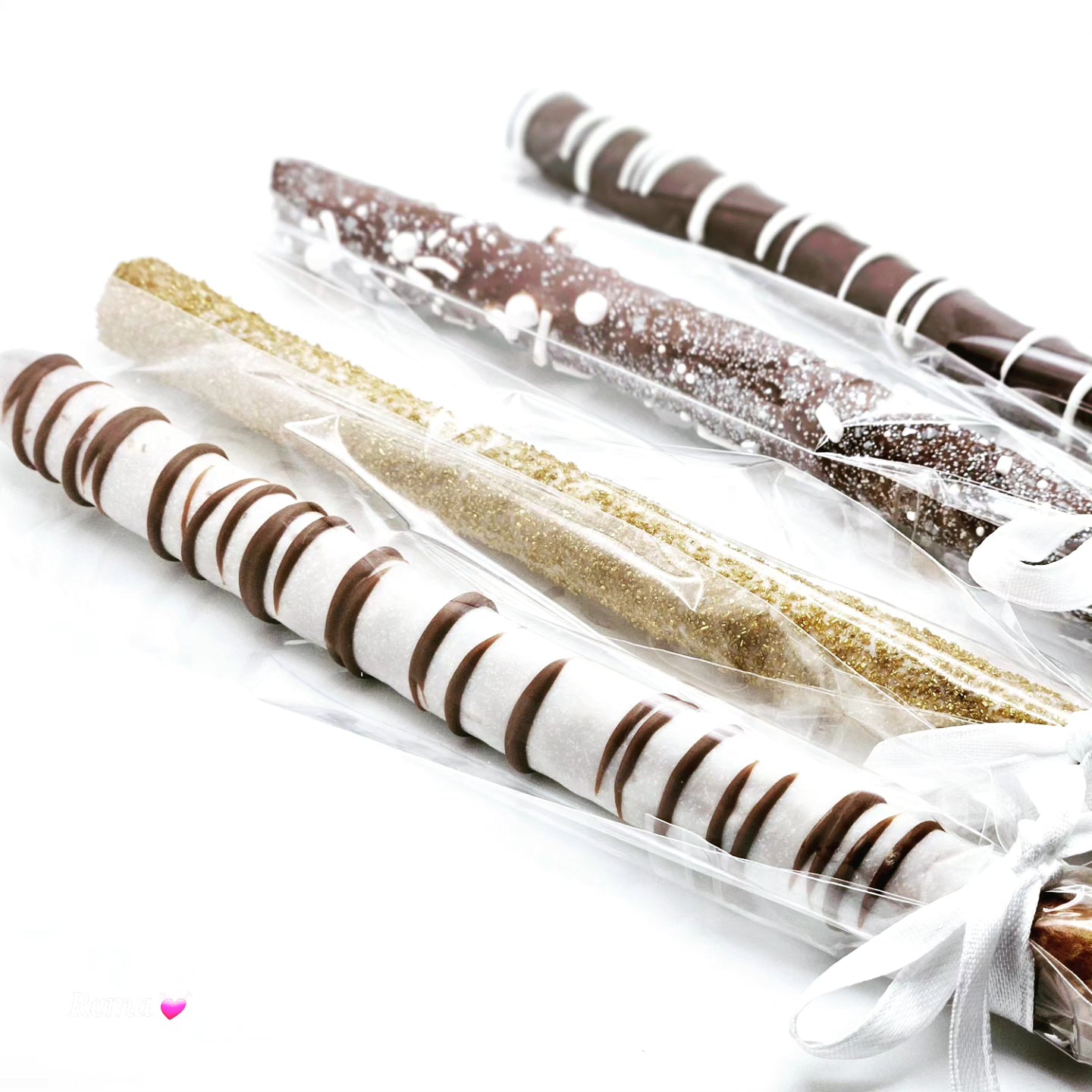 Chocolate covered pretzel rods