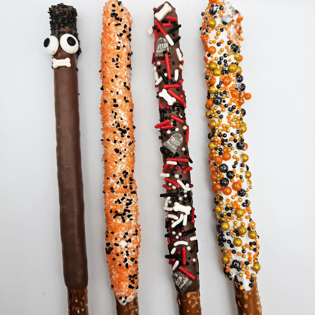 Chocolate covered pretzel rods