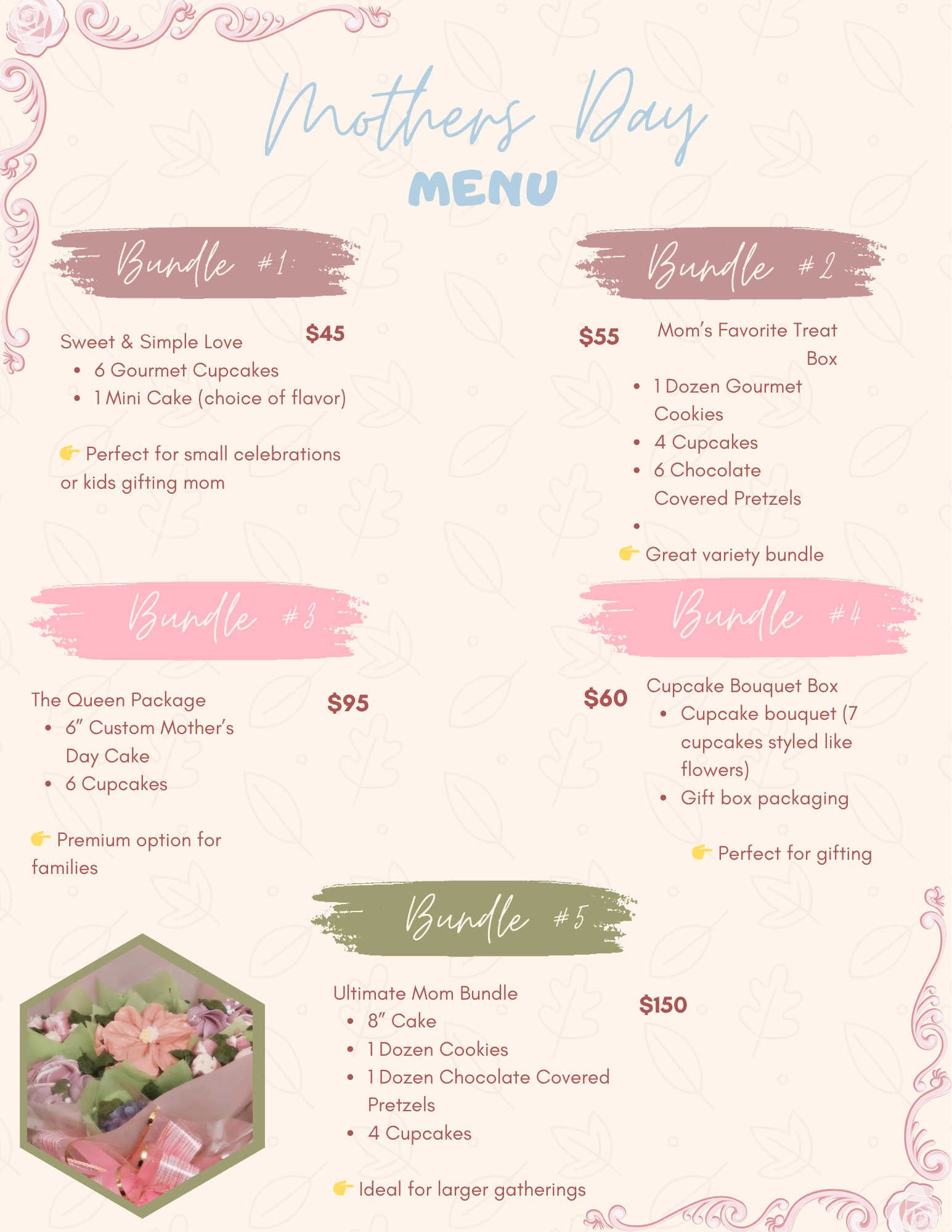 Mother’s Day Dessert Bundles